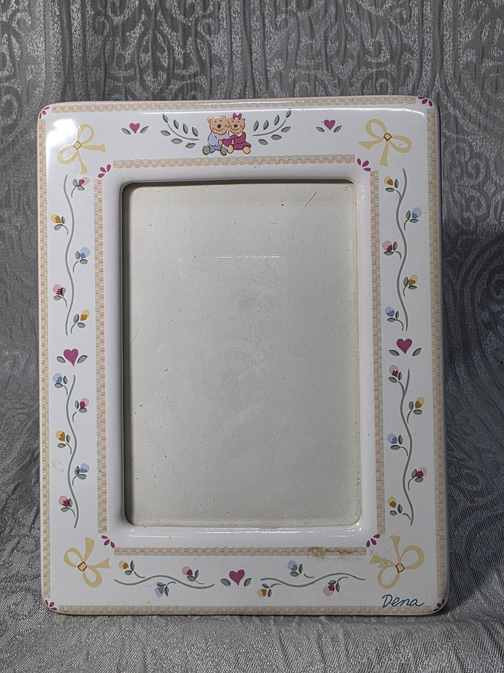 Vintage Ceramic Picture Frame